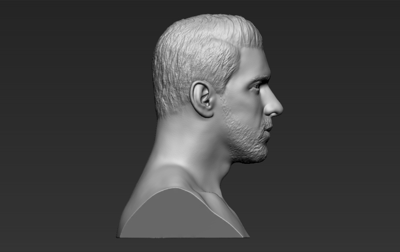 Michael Phelps bust ready for full color 3D printing 3D Print 274716