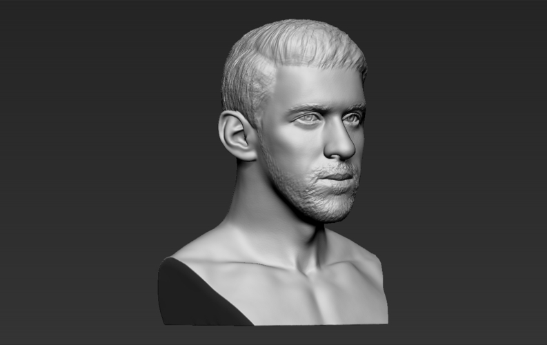 Michael Phelps bust ready for full color 3D printing 3D Print 274717