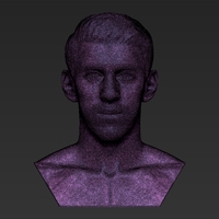 Michael Phelps bust ready for full color 3D printing - Thumbnail 21