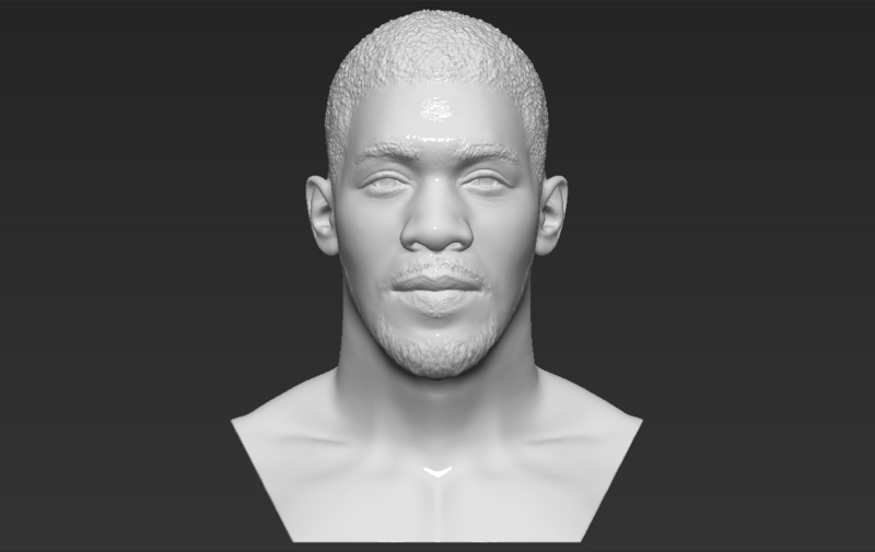 Anthony Joshua bust 3D printing ready stl obj formats