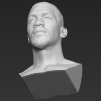 Anthony Joshua bust 3D printing ready stl obj formats - Thumbnail 14