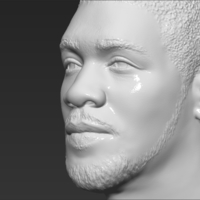 Anthony Joshua bust 3D printing ready stl obj formats - Thumbnail 17