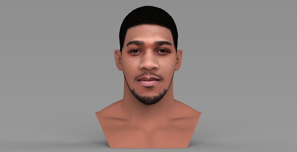 Anthony Joshua bust ready for full color 3D printing 3D Print 274744