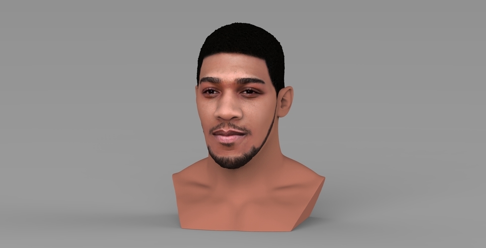 Anthony Joshua bust ready for full color 3D printing 3D Print 274745