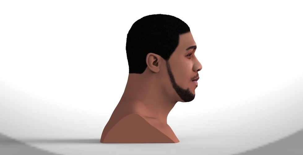 Anthony Joshua bust ready for full color 3D printing 3D Print 274747