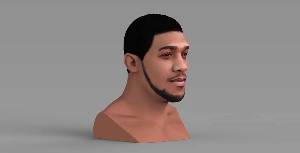 Anthony Joshua bust ready for full color 3D printing 3D Print 274748