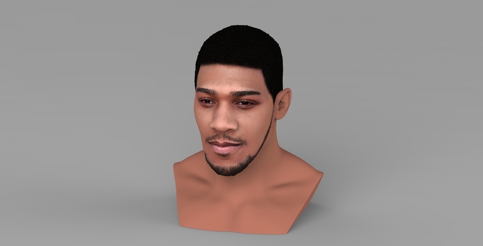 Anthony Joshua bust ready for full color 3D printing 3D Print 274749