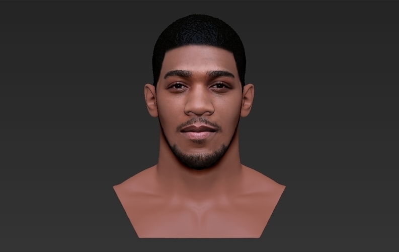 Anthony Joshua bust ready for full color 3D printing 3D Print 274752