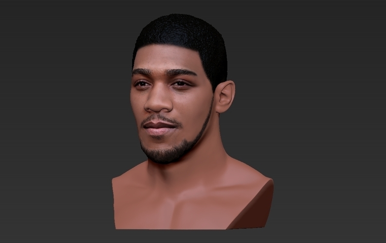 Anthony Joshua bust ready for full color 3D printing 3D Print 274753