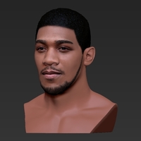 Anthony Joshua bust ready for full color 3D printing - Thumbnail 10