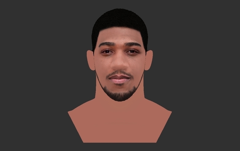 Anthony Joshua bust ready for full color 3D printing 3D Print 274754