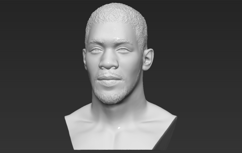 Anthony Joshua bust ready for full color 3D printing 3D Print 274756