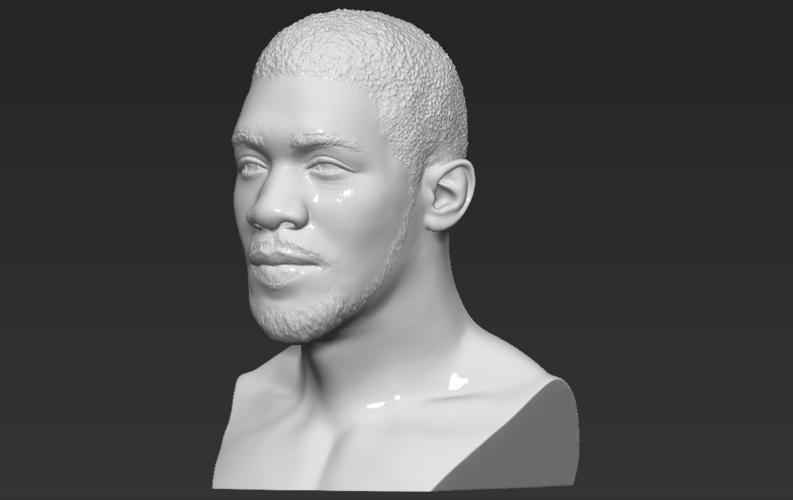 Anthony Joshua bust ready for full color 3D printing 3D Print 274757