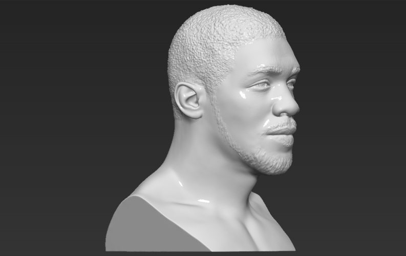 Anthony Joshua bust ready for full color 3D printing 3D Print 274759
