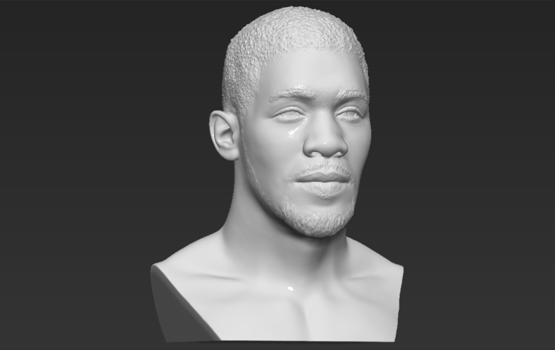 Anthony Joshua bust ready for full color 3D printing 3D Print 274760