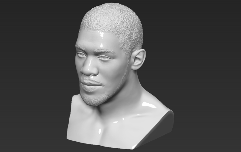 Anthony Joshua bust ready for full color 3D printing 3D Print 274761