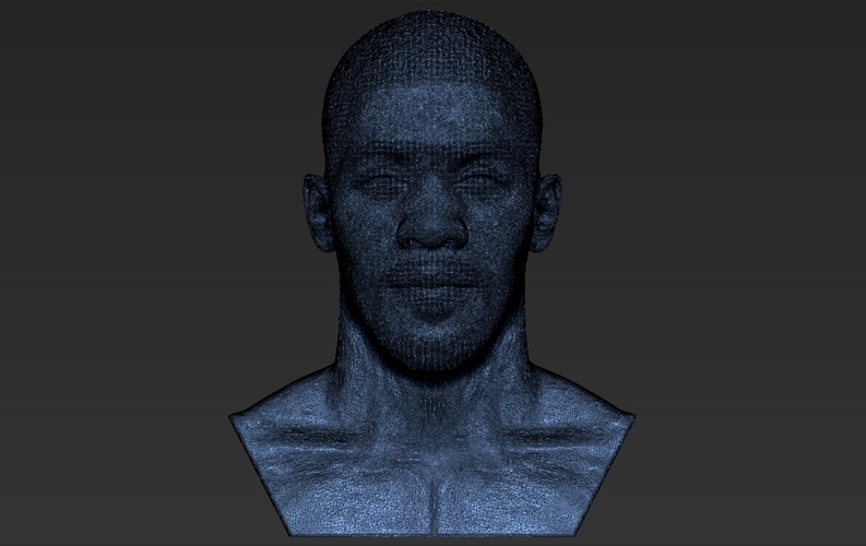Anthony Joshua bust ready for full color 3D printing 3D Print 274765