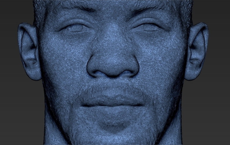 Anthony Joshua bust ready for full color 3D printing 3D Print 274766