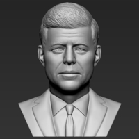 Small John F Kennedy bust 3D printing ready stl obj 3D Printing 274767