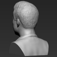 John F Kennedy bust 3D printing ready stl obj - Thumbnail 5