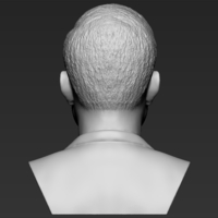 John F Kennedy bust 3D printing ready stl obj - Thumbnail 6
