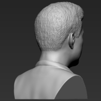John F Kennedy bust 3D printing ready stl obj - Thumbnail 7