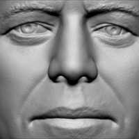 John F Kennedy bust 3D printing ready stl obj - Thumbnail 11