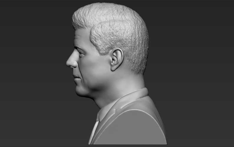 John F Kennedy bust ready for full color 3D printing 3D Print 274804