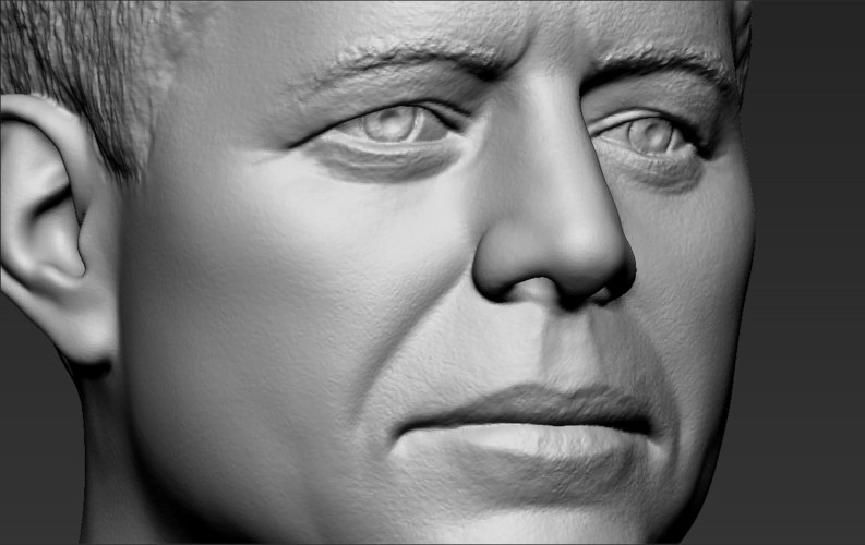 John F Kennedy bust ready for full color 3D printing 3D Print 274807