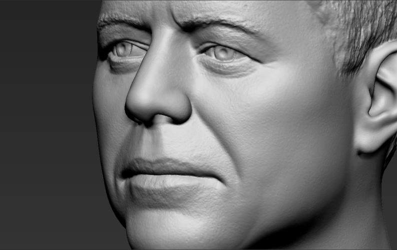 John F Kennedy bust ready for full color 3D printing 3D Print 274808