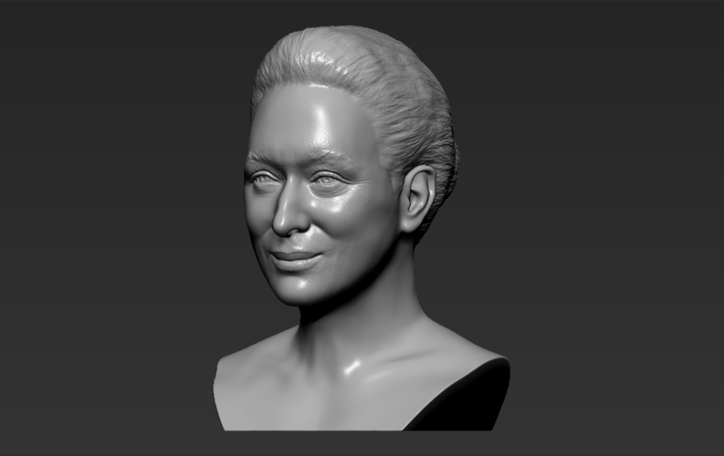 Meryl Streep bust 3D printing ready stl obj formats 3D Print 274815