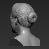 Meryl Streep bust 3D printing ready stl obj formats - Thumbnail 5