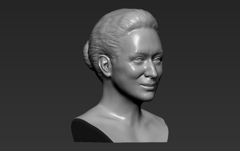 Meryl Streep bust 3D printing ready stl obj formats 3D Print 274822