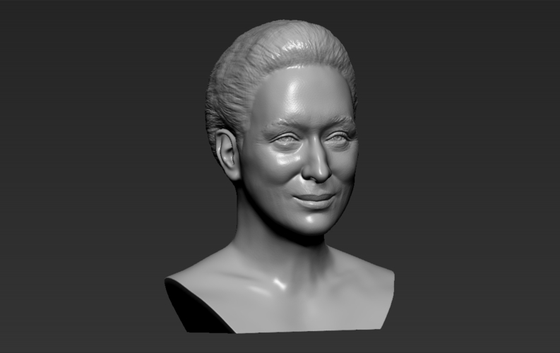 Meryl Streep bust 3D printing ready stl obj formats 3D Print 274823