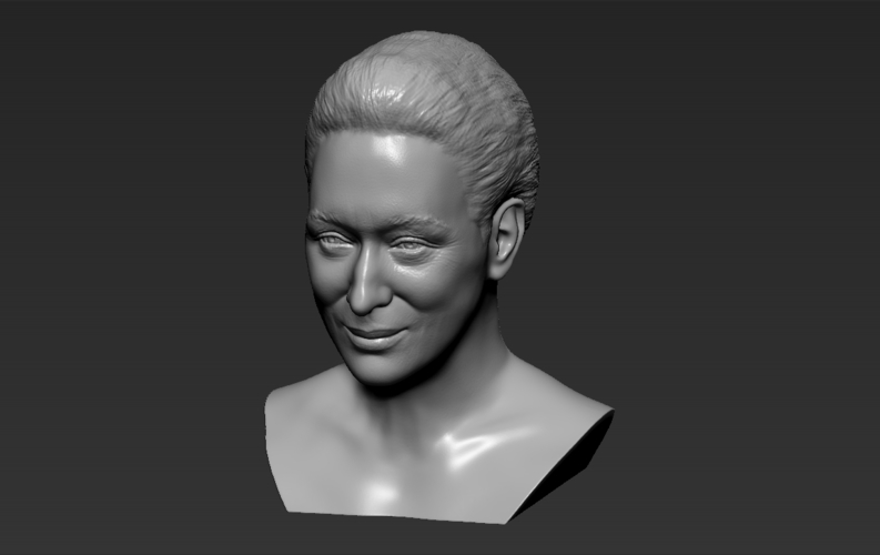 Meryl Streep bust 3D printing ready stl obj formats 3D Print 274825