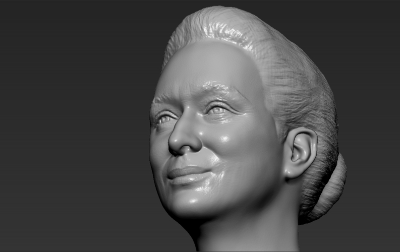 Meryl Streep bust 3D printing ready stl obj formats 3D Print 274828