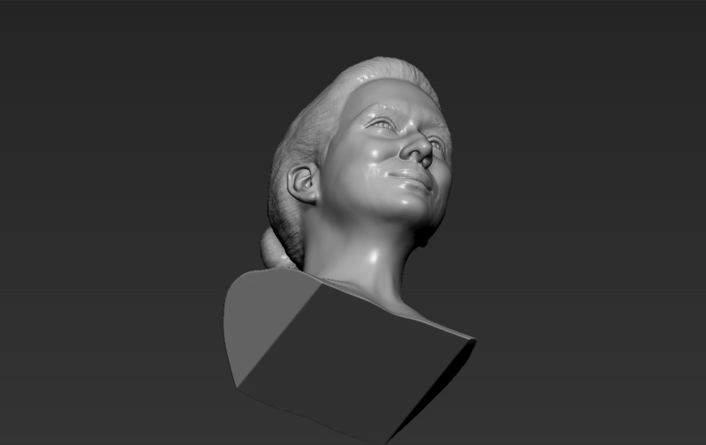 Meryl Streep bust 3D printing ready stl obj formats 3D Print 274829