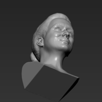 Meryl Streep bust 3D printing ready stl obj formats - Thumbnail 17