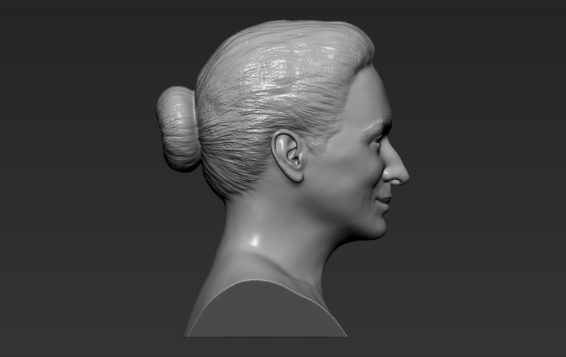 Meryl Streep bust ready for full color 3D printing 3D Print 274850
