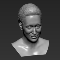 Meryl Streep bust ready for full color 3D printing - Thumbnail 20