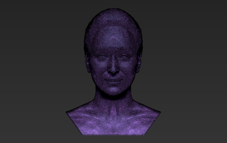 Meryl Streep bust ready for full color 3D printing 3D Print 274856