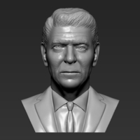 Small Ronald Reagan bust 3D printing ready stl obj formats 3D Printing 274858