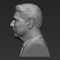 Ronald Reagan bust 3D printing ready stl obj formats - Thumbnail 4