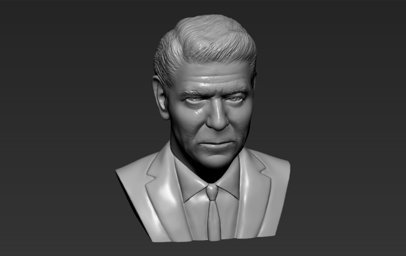 Ronald Reagan bust 3D printing ready stl obj formats 3D Print 274868