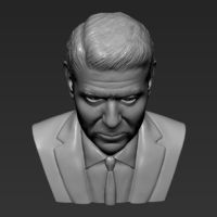 Ronald Reagan bust 3D printing ready stl obj formats - Thumbnail 13