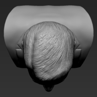 Ronald Reagan bust 3D printing ready stl obj formats - Thumbnail 14