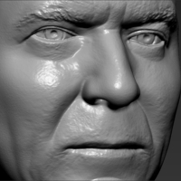 Ronald Reagan bust 3D printing ready stl obj formats - Thumbnail 17