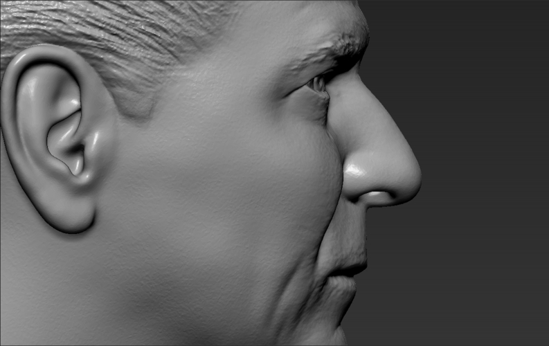 Ronald Reagan bust 3D printing ready stl obj formats 3D Print 274876