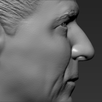 Ronald Reagan bust 3D printing ready stl obj formats - Thumbnail 19