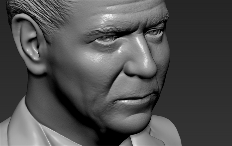 Ronald Reagan bust 3D printing ready stl obj formats 3D Print 274877